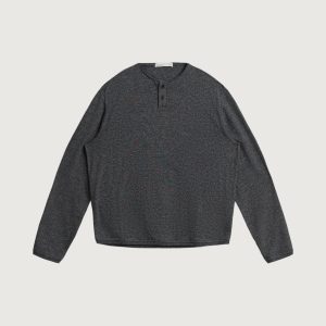 MELANGE JERSEY LONG SLEEVE T-SHIRT