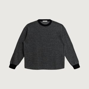 STRIPED CREW NECK T-SHIRT